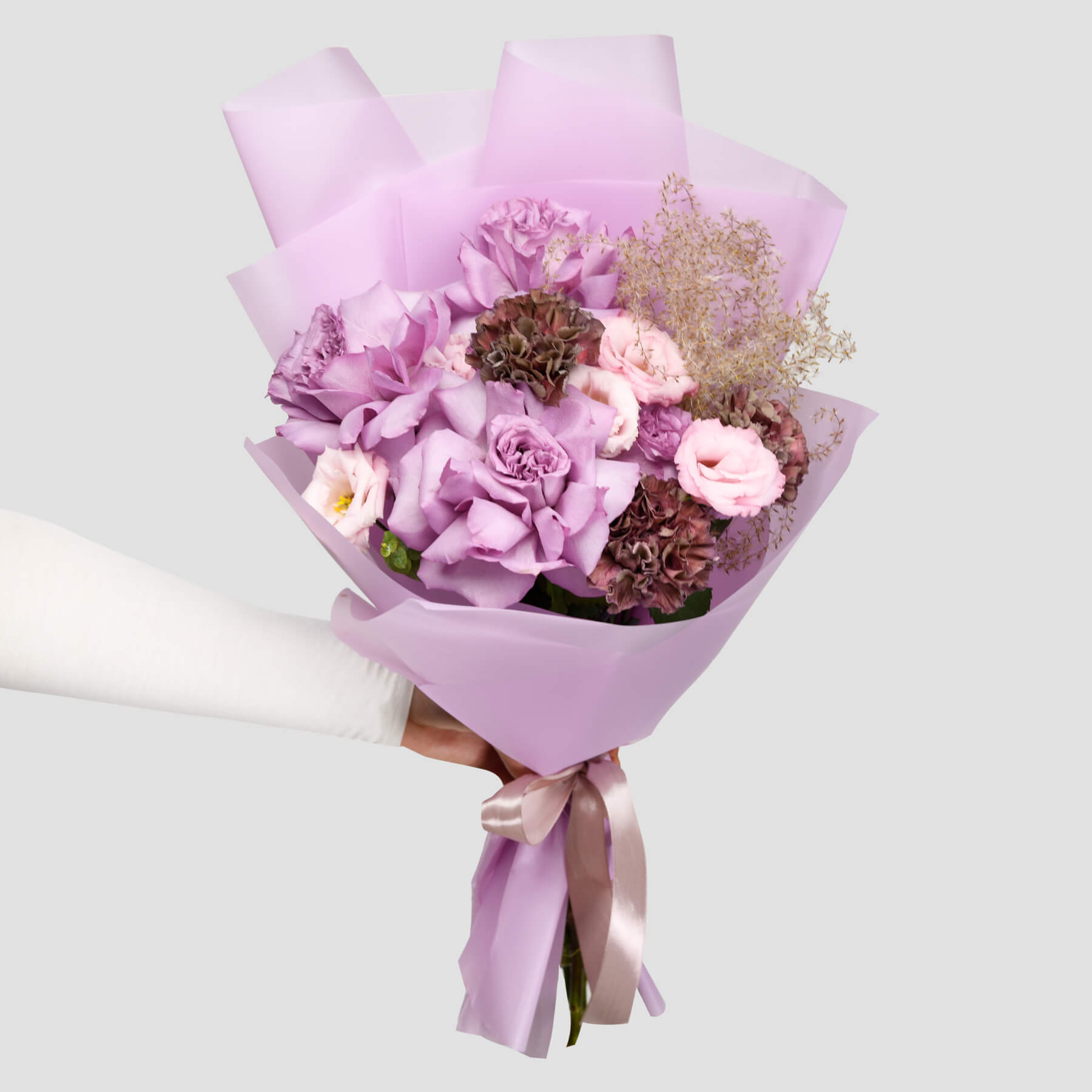 Livrare Flori Cluj Napoca, Buchet trandafiri lila, Californiaflowers.ro