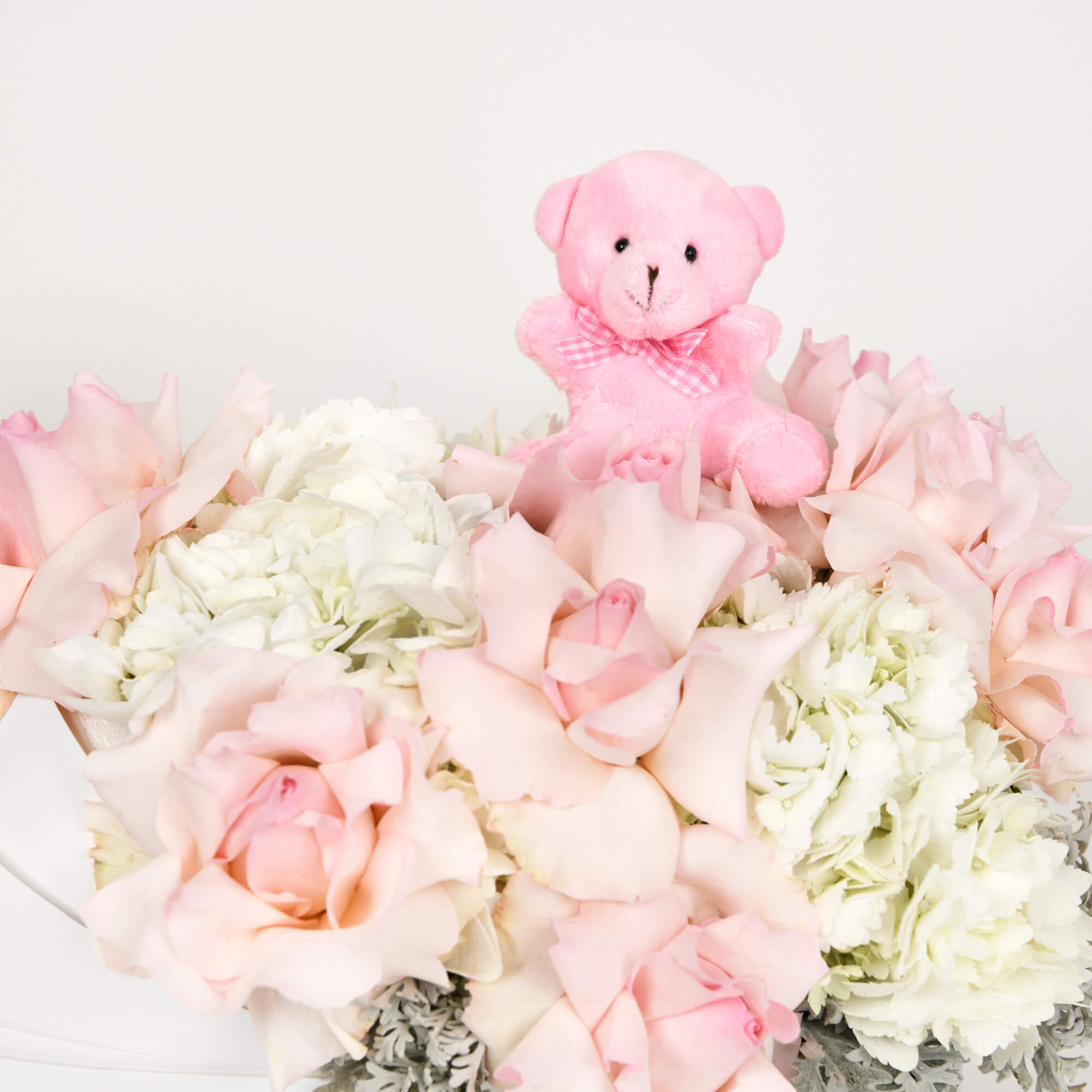 Landou alb pentru nou nascuti, 3, Californiaflowers.ro