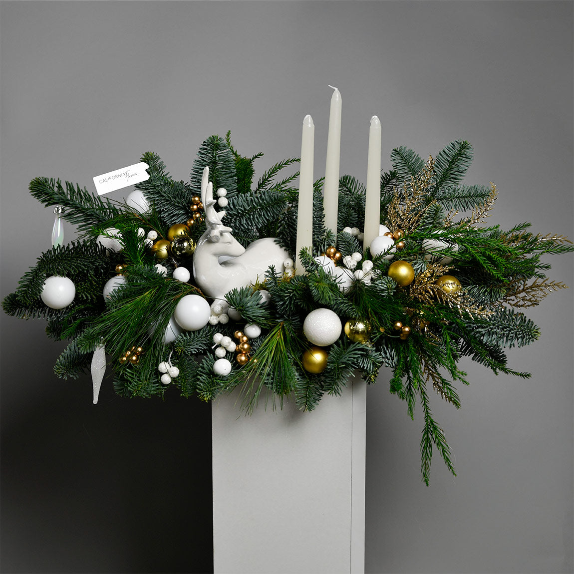 Aranjament de Craciun masa, 3, Californiaflowers.ro