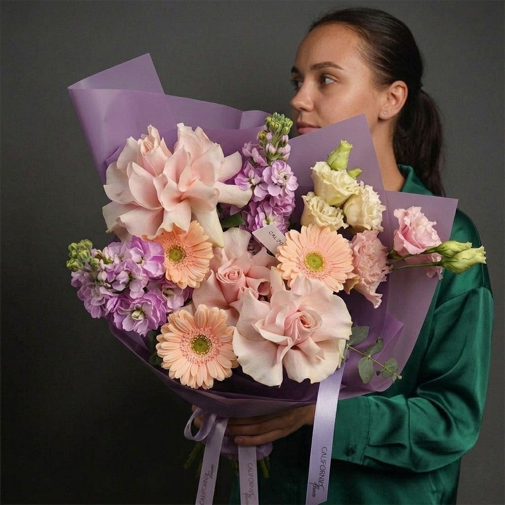 Florarie online - California Flowers ✅, Buchet Soapte de Primavara, Californiaflowers.ro