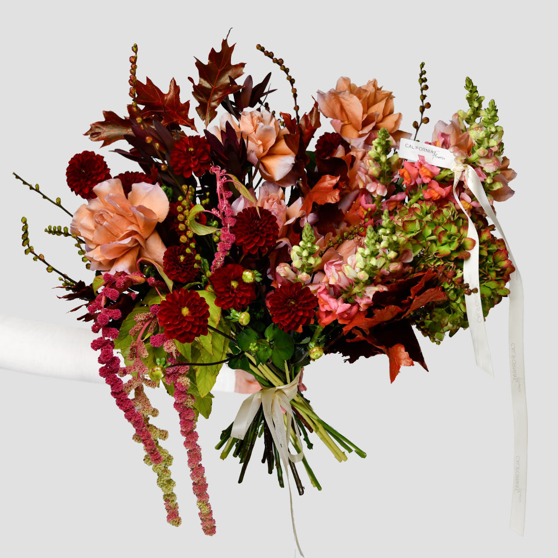 Buchete si aranjamente, Buchet trandafiri speciali, dalii si hortensie, Californiaflowers.ro