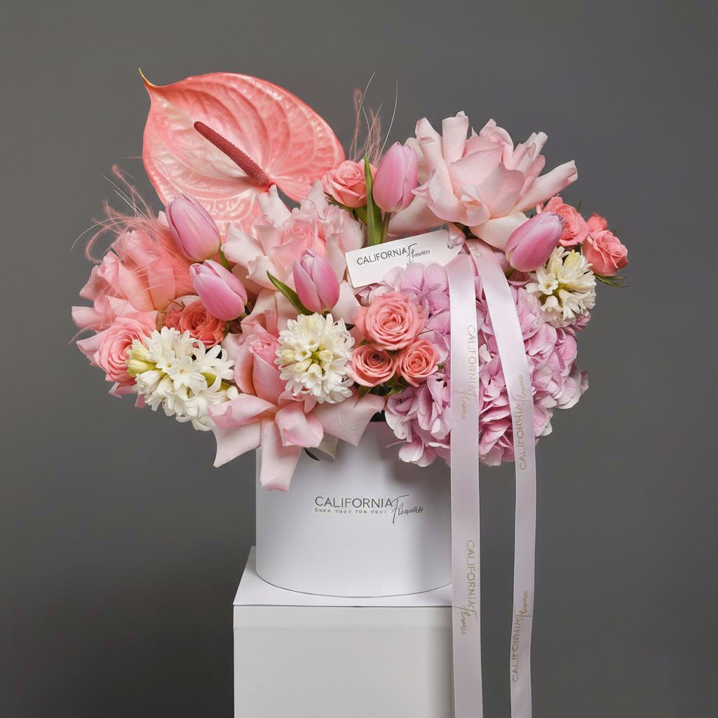 Buchete lalele - California Flowers, Aranjament pentru Ziua Femeii, Californiaflowers.ro