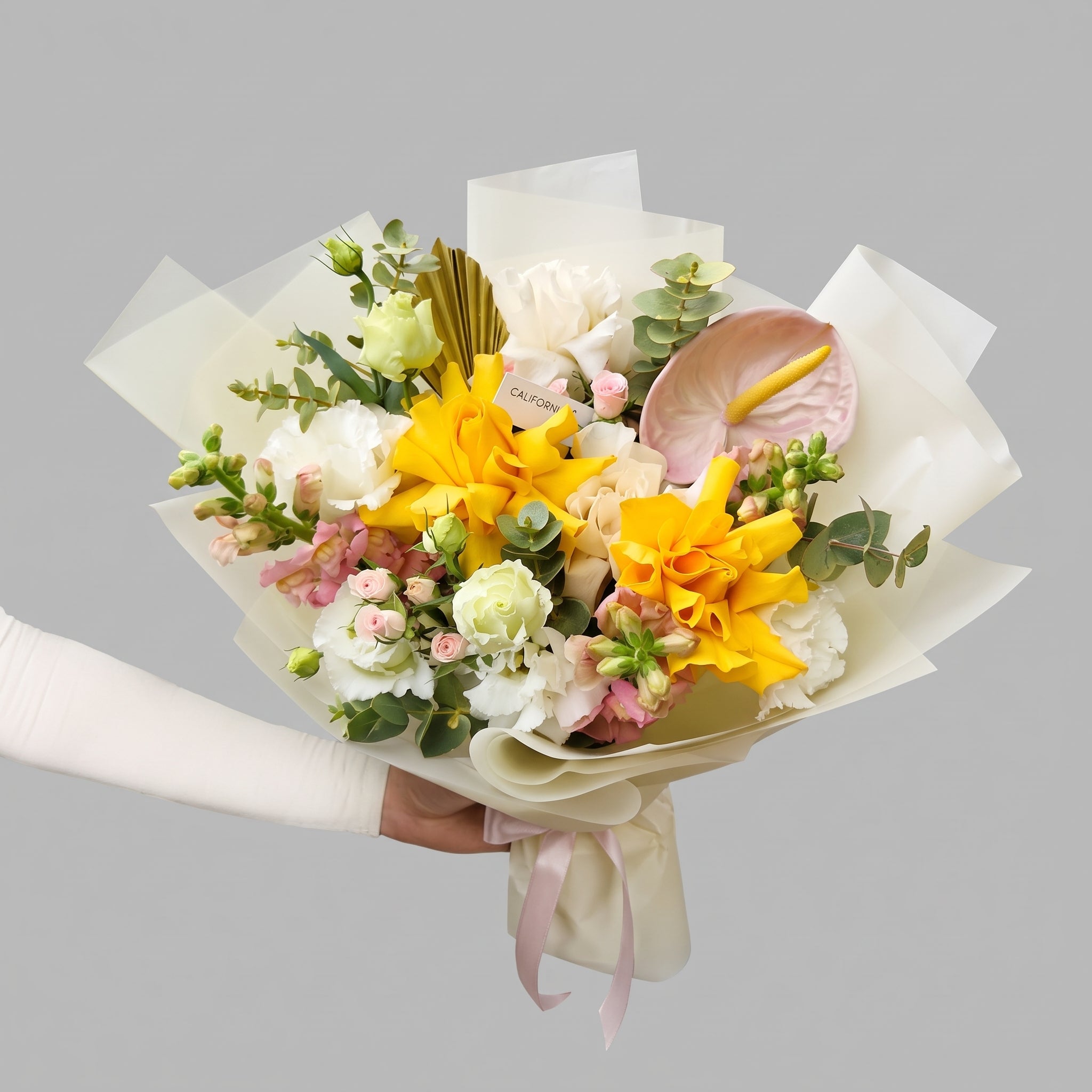 Florarie online - California Flowers ✅, Buchet yellow touch, Californiaflowers.ro