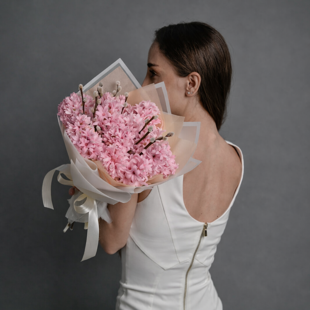 Buchete lalele - California Flowers, Buchet cu zambile roz, Californiaflowers.ro