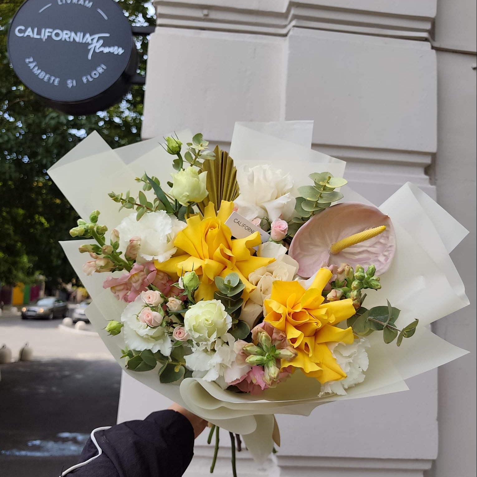 Buchet yellow touch, 3, Californiaflowers.ro