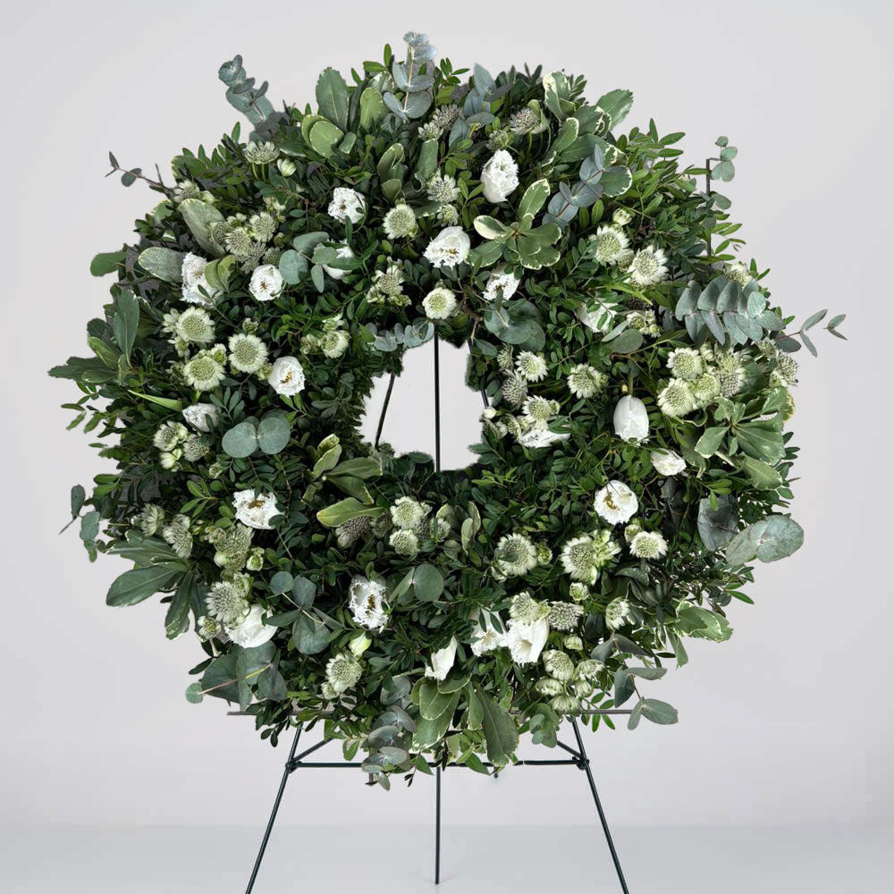 Funeral wreaths, Crown of the day, Californiaflowers.ro