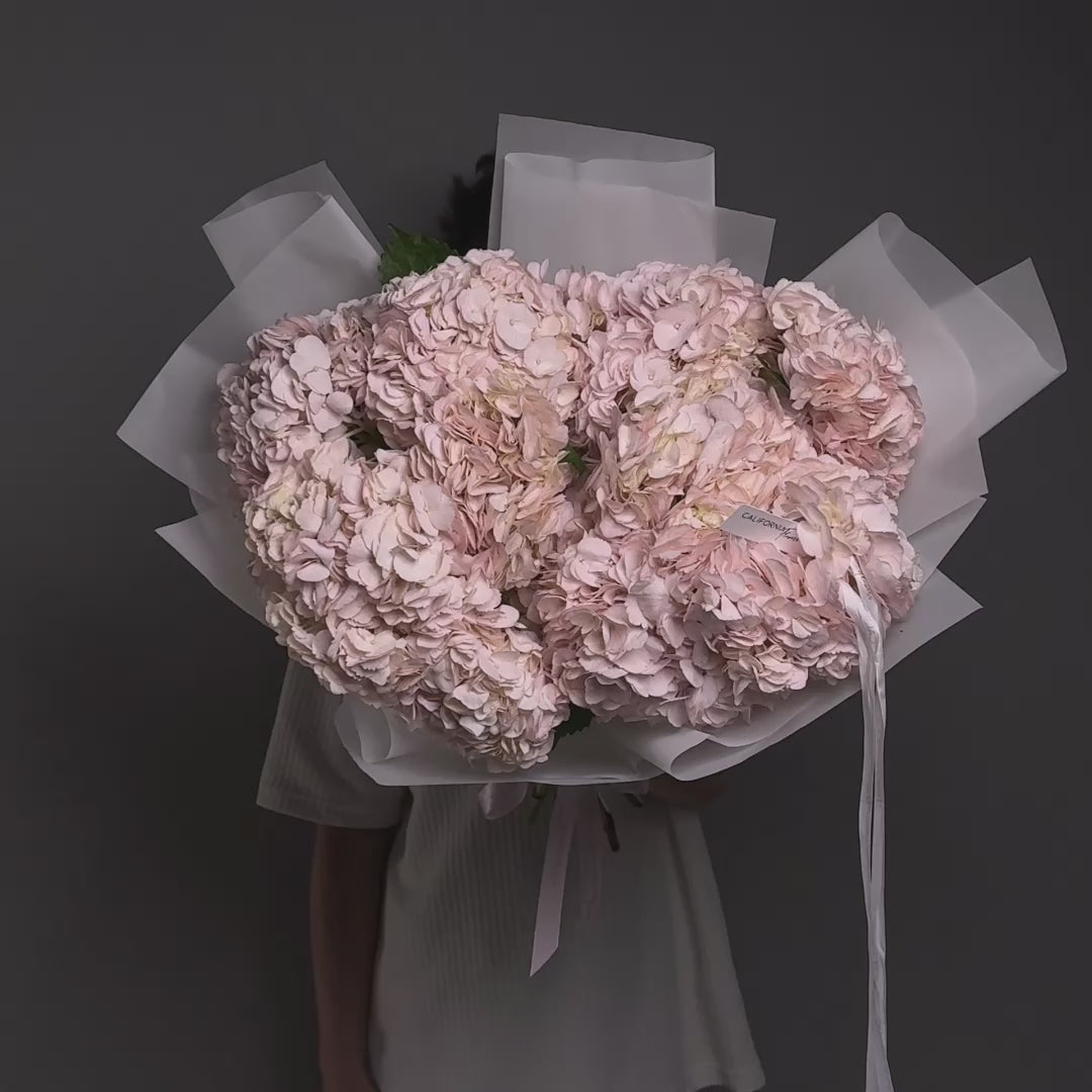 Buchet 11 hortensii roz, 4, Californiaflowers.ro