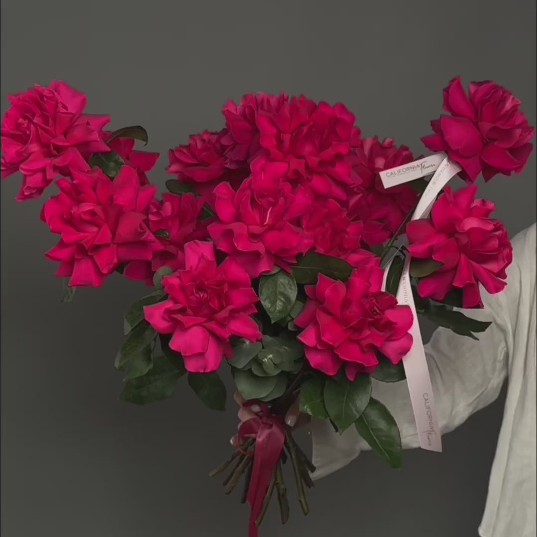 Buchet 15 trandafiri speciali Pink, 4, Californiaflowers.ro