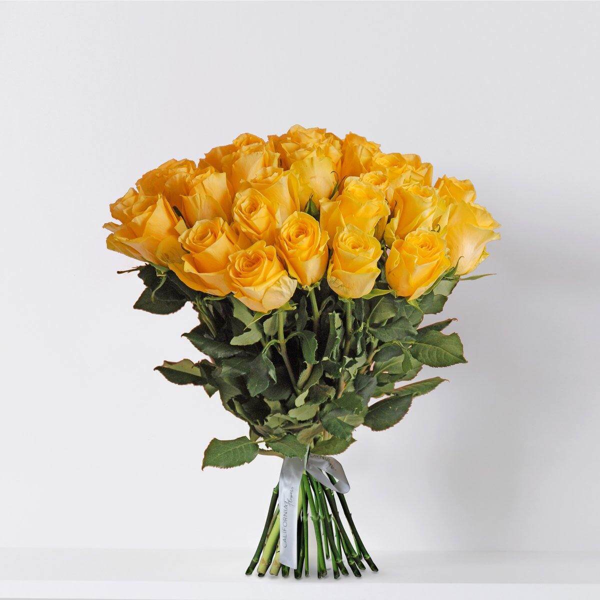 Bouquet of 27 yellow roses