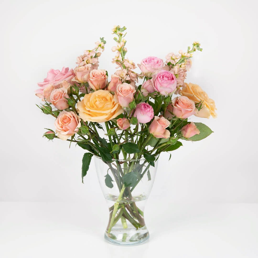 Floral arrangement in a vase